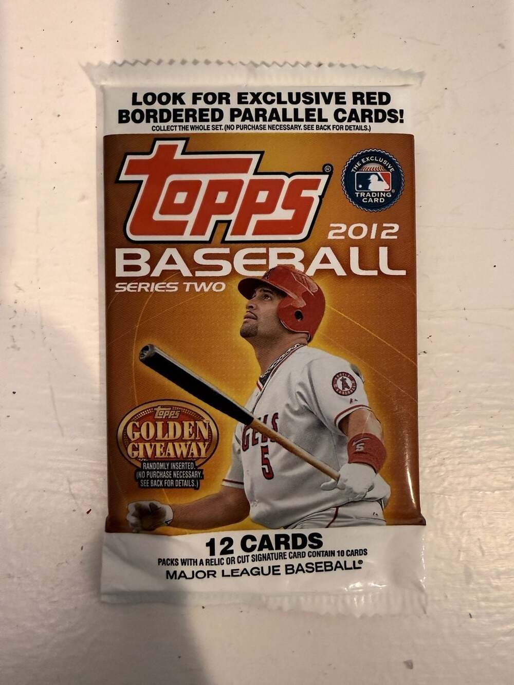 2012 Topps Series Two MLB Baseball Trading Card Sealed Pack (12 Cards)